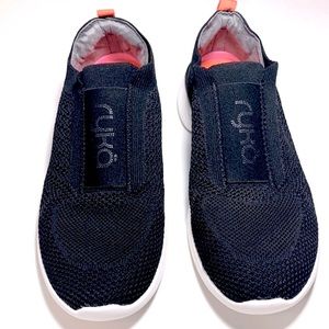 Ryka Myla Black Size 9.5 M Women's Stretch Knit Slip-On Casual Sneakers
